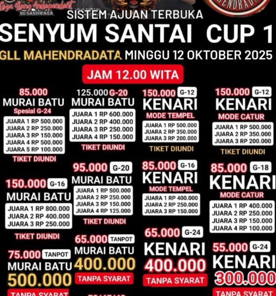 senyum santai