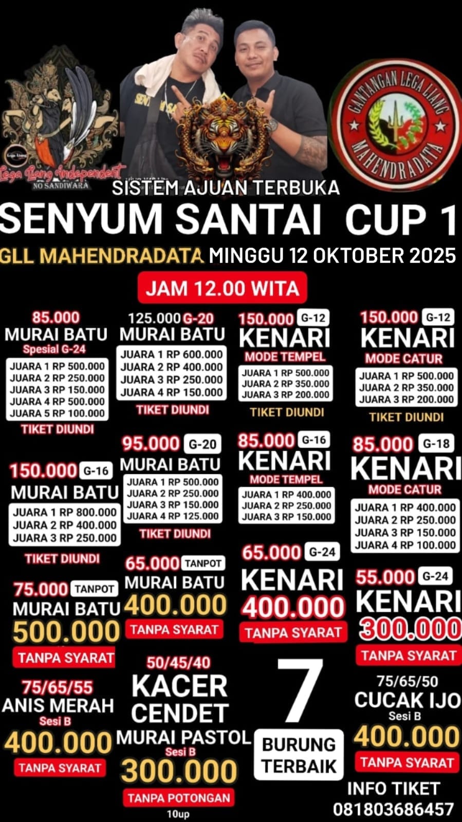 senyum santai